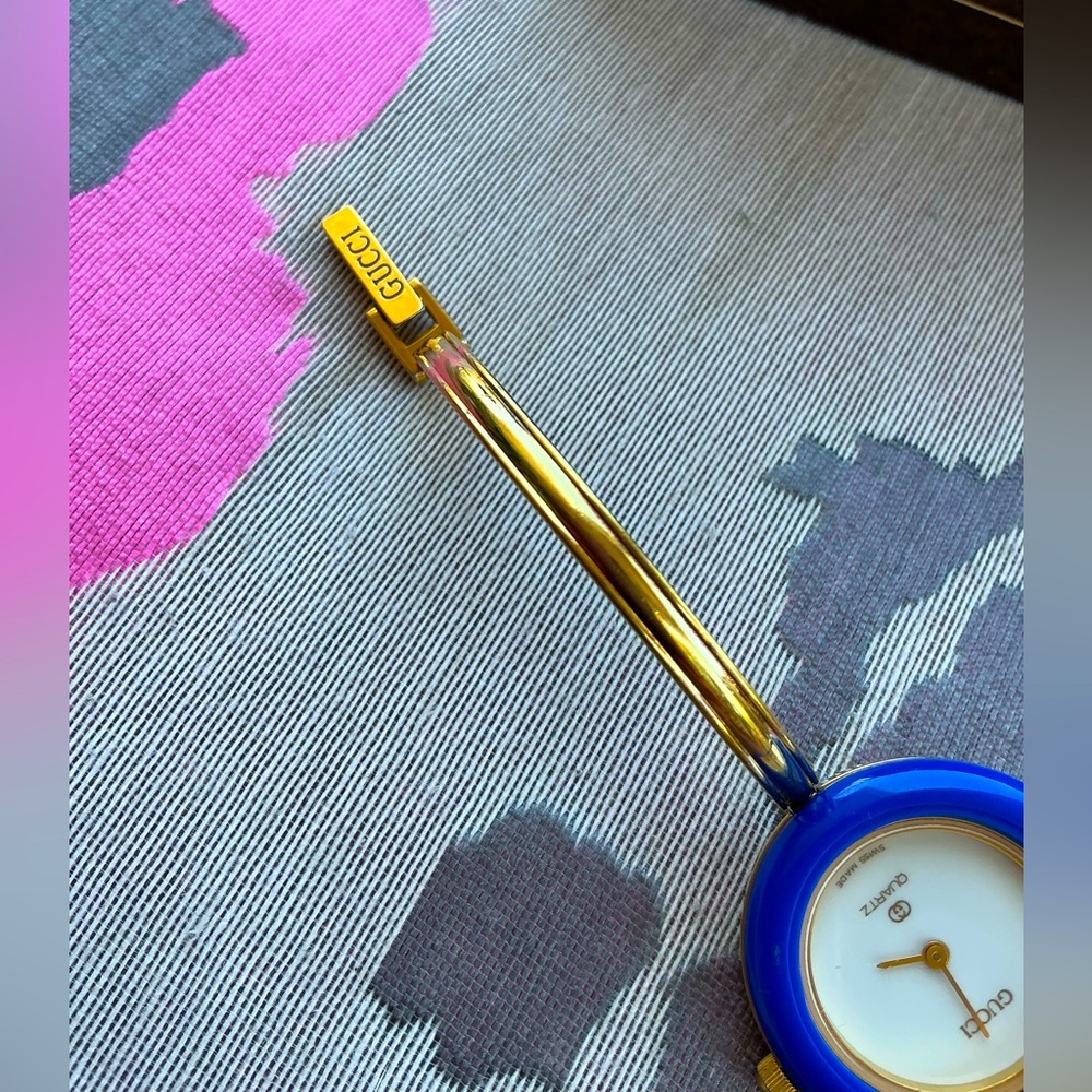 NICE GUCCI bangle watch set 💜🩵💙❤️🤎💗💛💚 - Picture 11 of 14